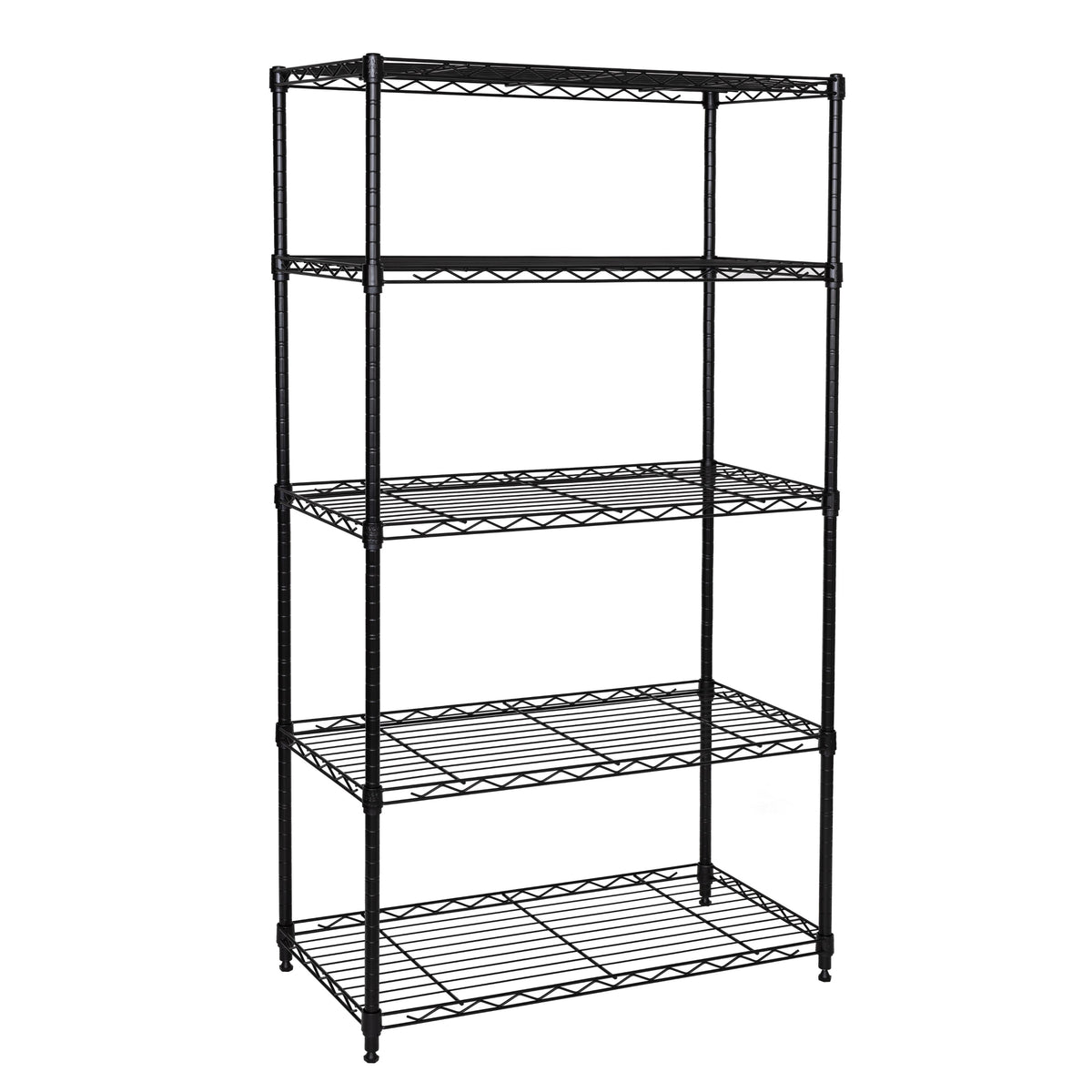 Seville Classics Solid Steel Wire Shelving Storage Unit Adjustable