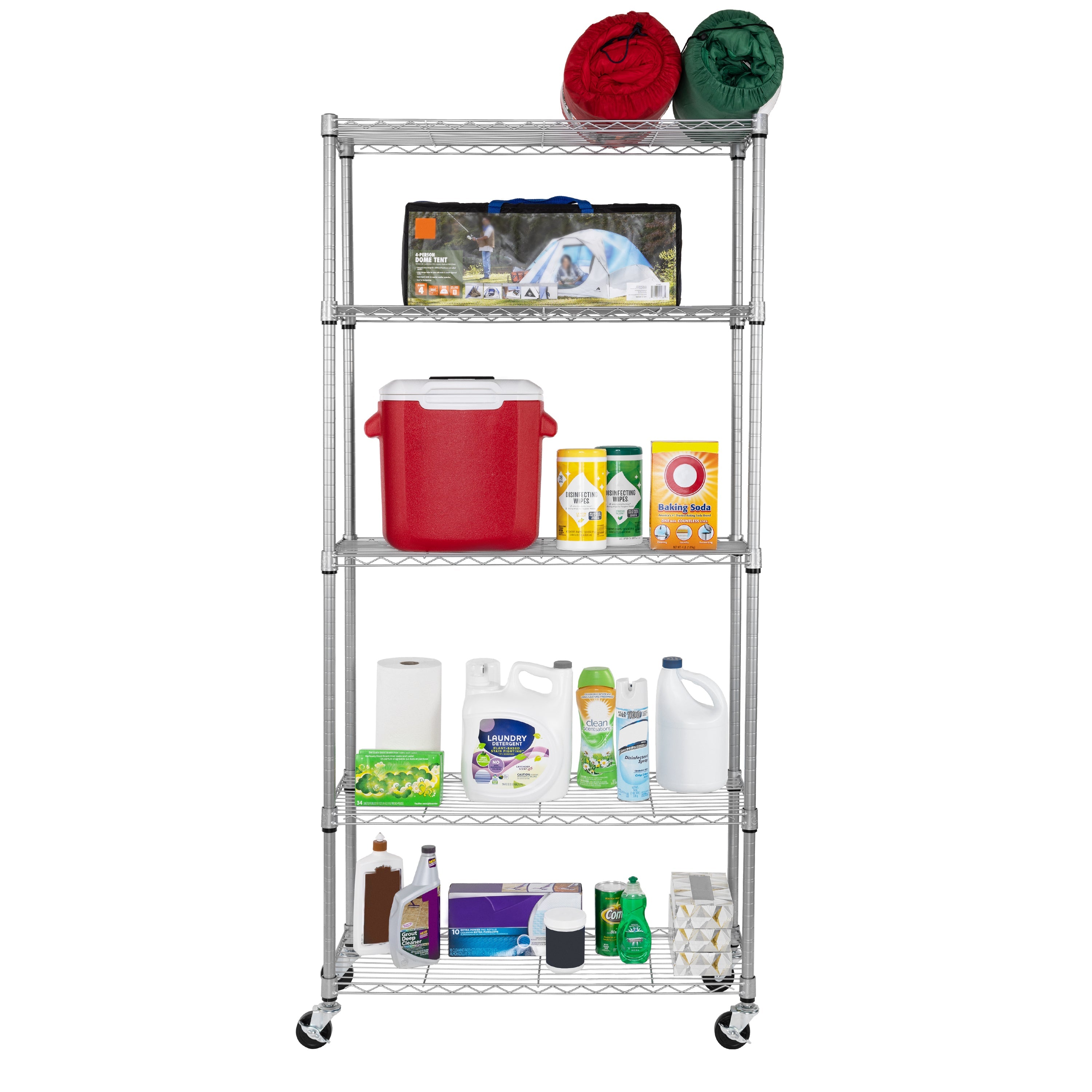 Silver 74 5-Tier Heavy Duty Storage Shelves Sale, Price & Reviews