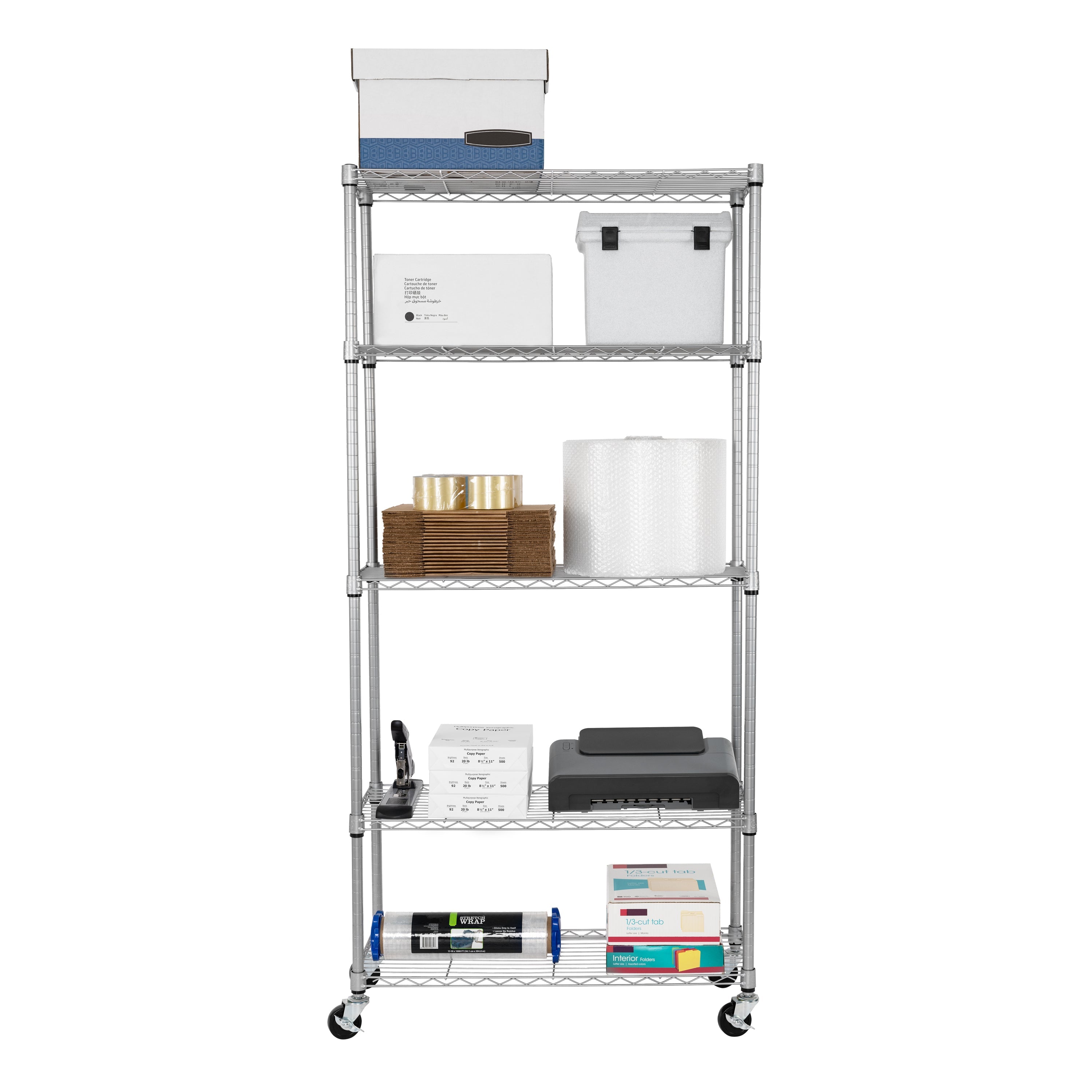 UltraDurable® 5-Tier NSF Steel Shelving – Seville Classics