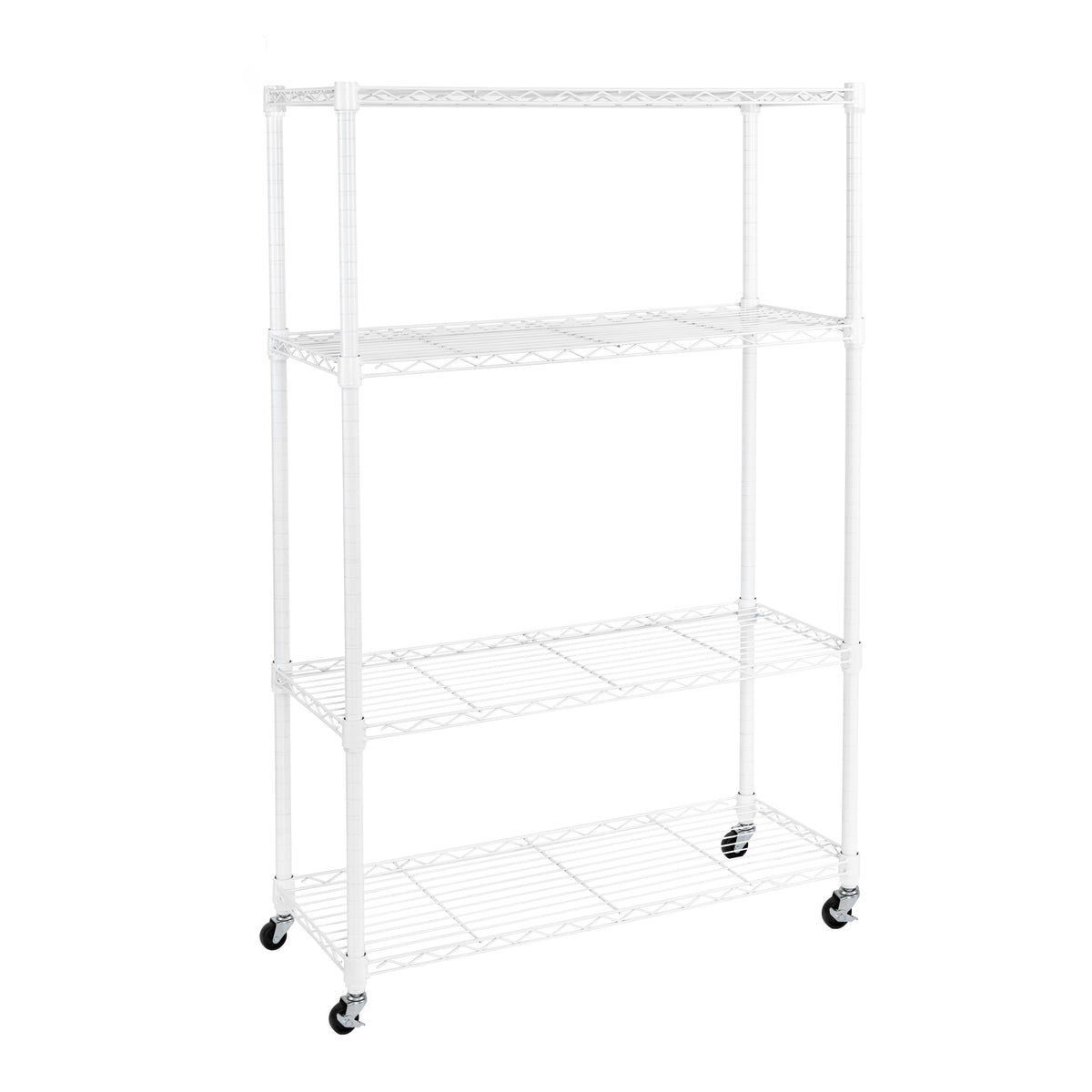 4-Tier NSF Steel Shelving, White – Seville Classics