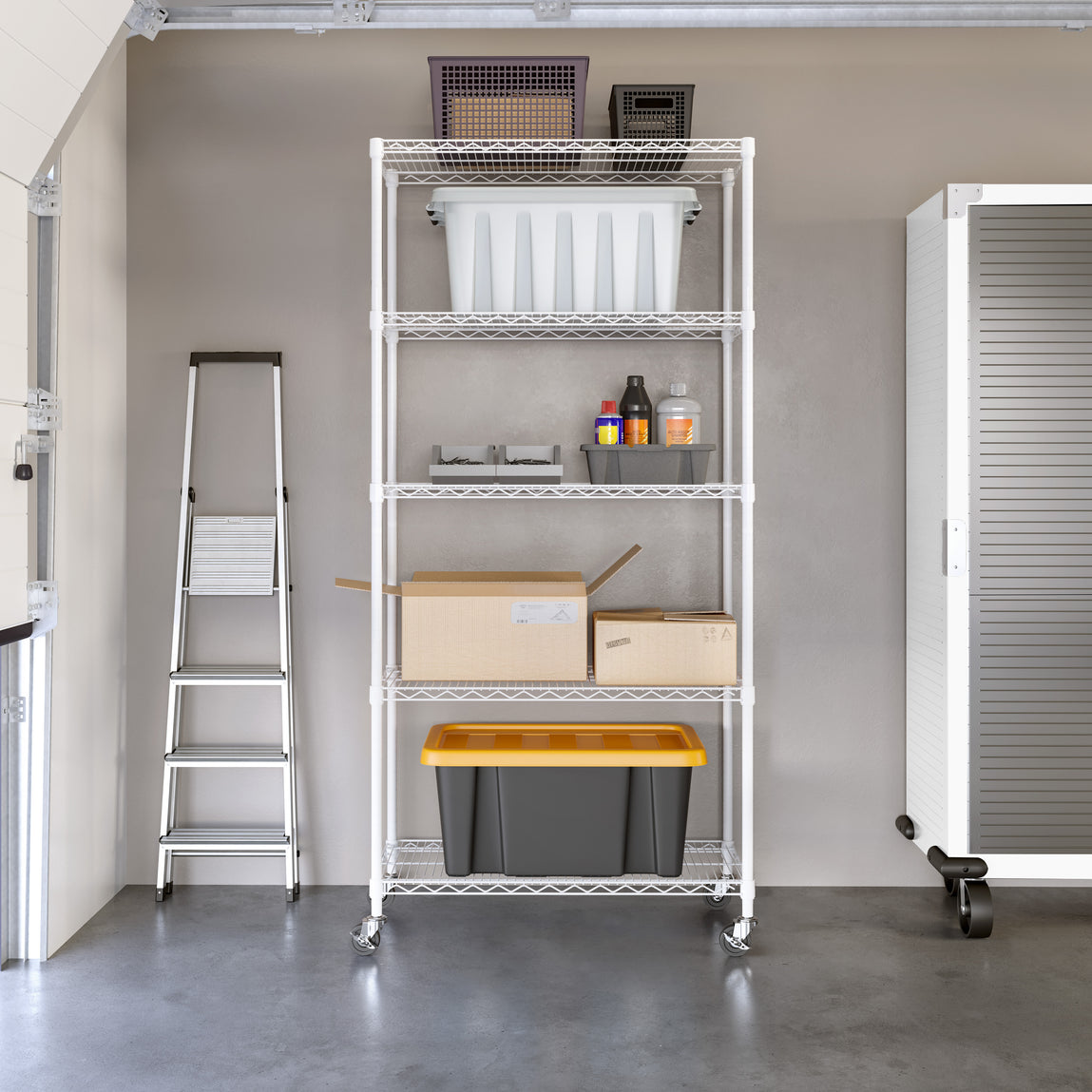 UltraDurable® 5-Tier NSF Steel Shelving – Seville Classics