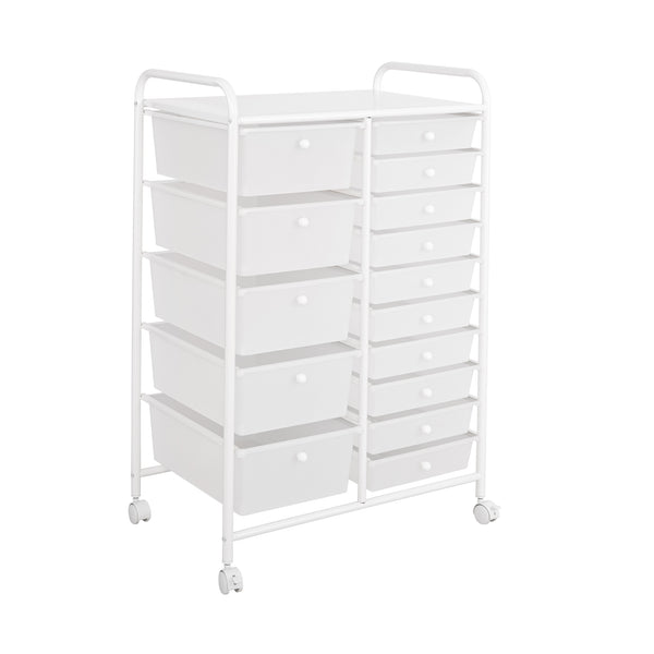 15-Drawer Organizer Cart