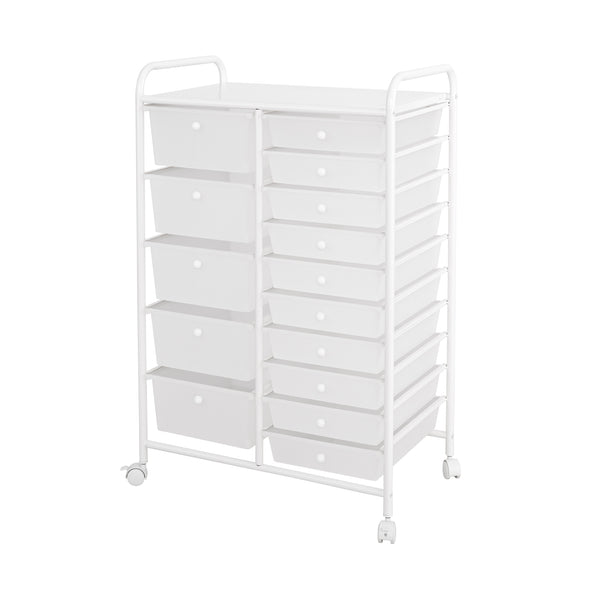 15-Drawer Organizer Cart