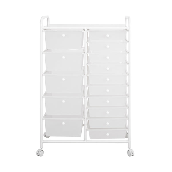 15-Drawer Organizer Cart