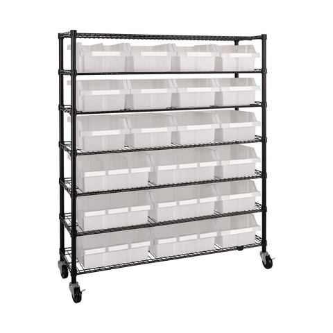 Extra-Wide 7-Tier NSF 21-Bin Rack