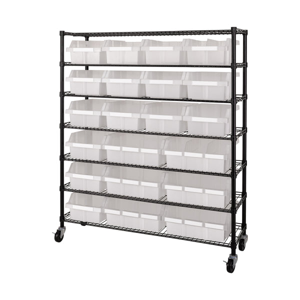 Extra-Wide 7-Tier NSF 21-Bin Rack