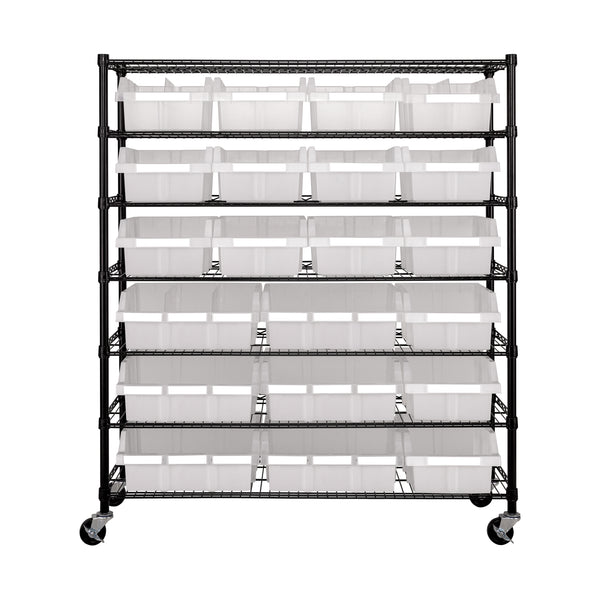 Extra-Wide 7-Tier NSF 21-Bin Rack