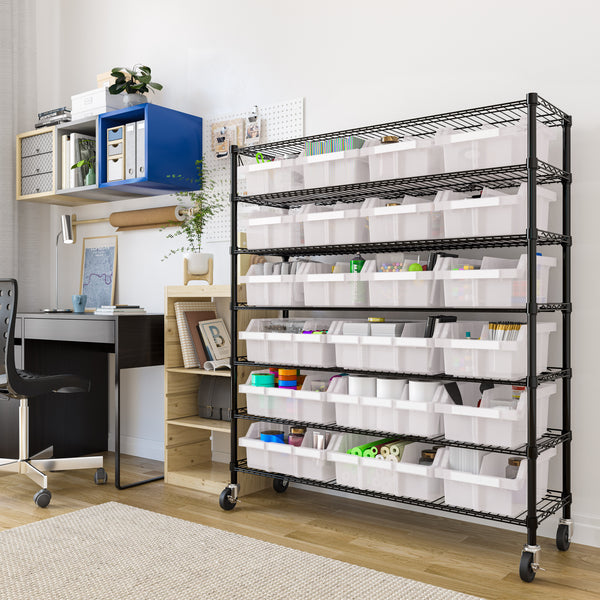 Extra-Wide 7-Tier NSF 21-Bin Rack