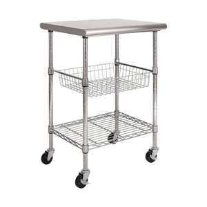 Stainless Steel NSF Utility Worktable Cart