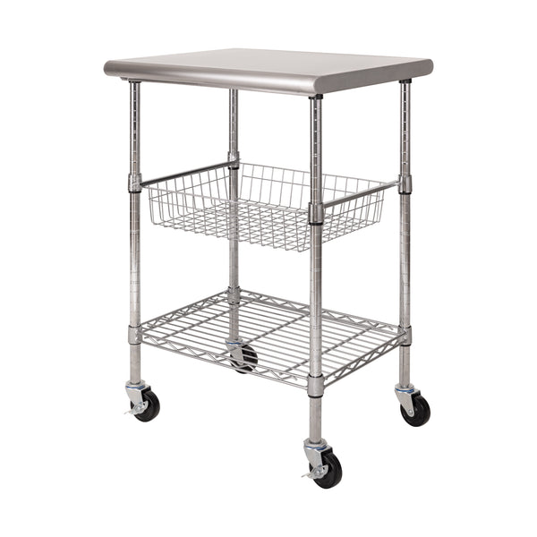 Stainless Steel NSF Utility Worktable Cart