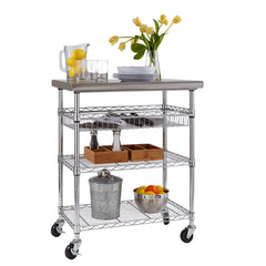 Stainless Steel NSF Utility Worktable Cart – Seville Classics