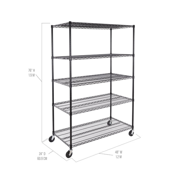 UltraDurable® 5-Tier NSF Steel Shelving