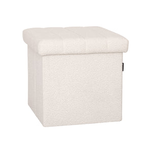 Channel Tufted Storage Ottoman