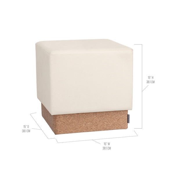 The Vineyard Collection™ Cork Storage Ottoman