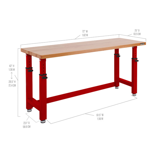 UltraHD® Height Adjustable Workbench