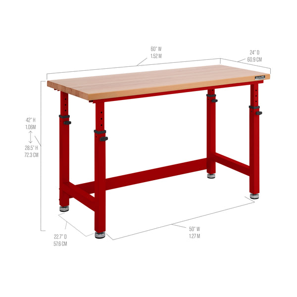 UltraHD® Height Adjustable Workbench