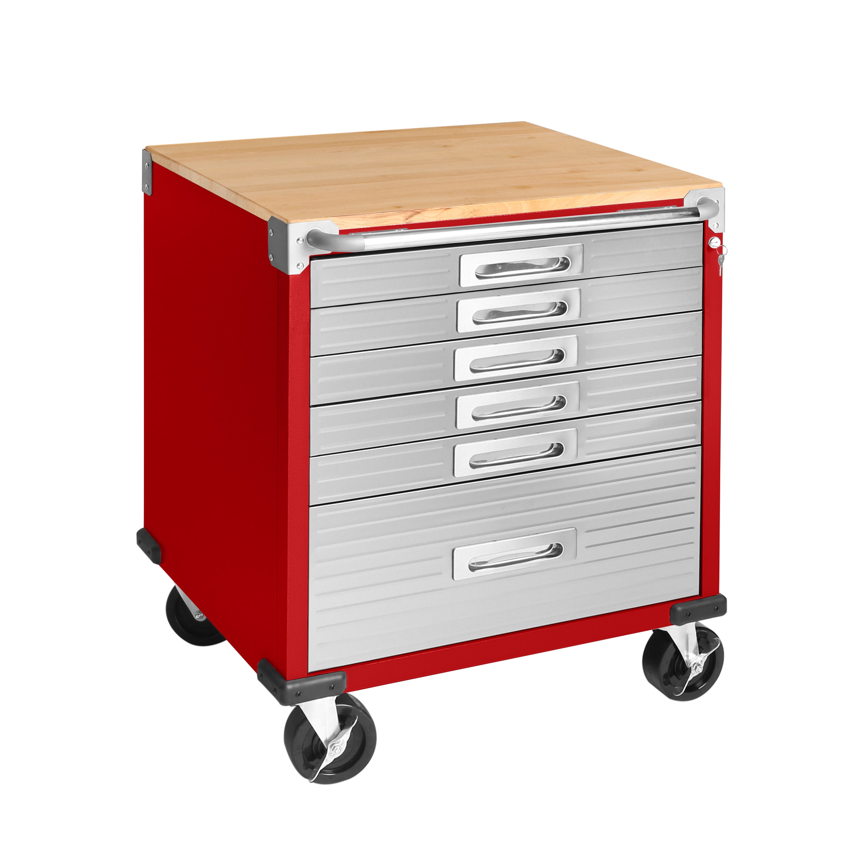  Seville Classics UltraHD Rolling Storage Cabinet with Drawers  (UHD20205B) : Tools & Home Improvement