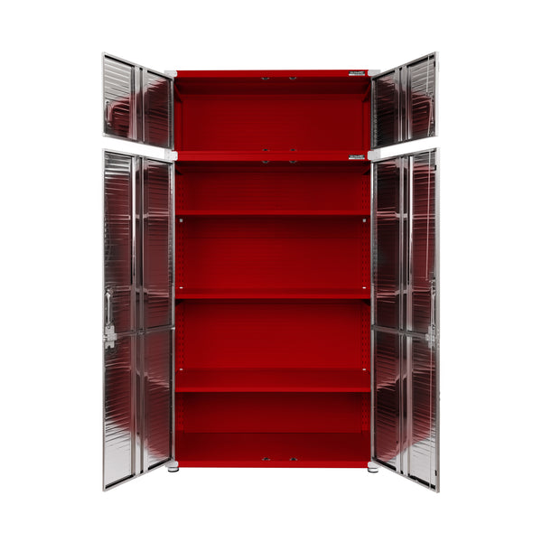 UltraHD® 2-Piece Mega Storage Cabinet Set, Red