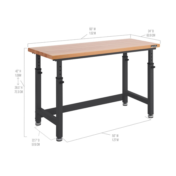 UltraHD® Height Adjustable Workbench