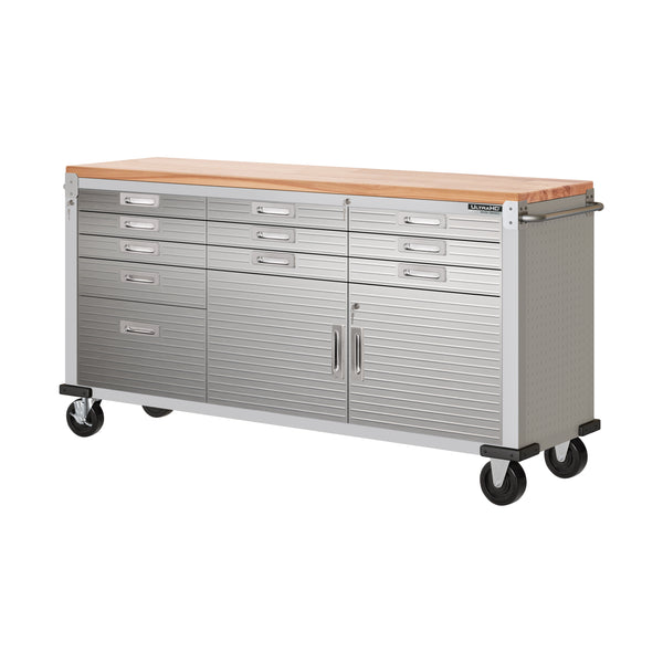 UltraHD® 11-Drawer Mega Rolling Workbench, Granite