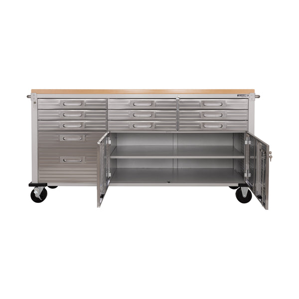 UltraHD® 11-Drawer Mega Rolling Workbench, Granite