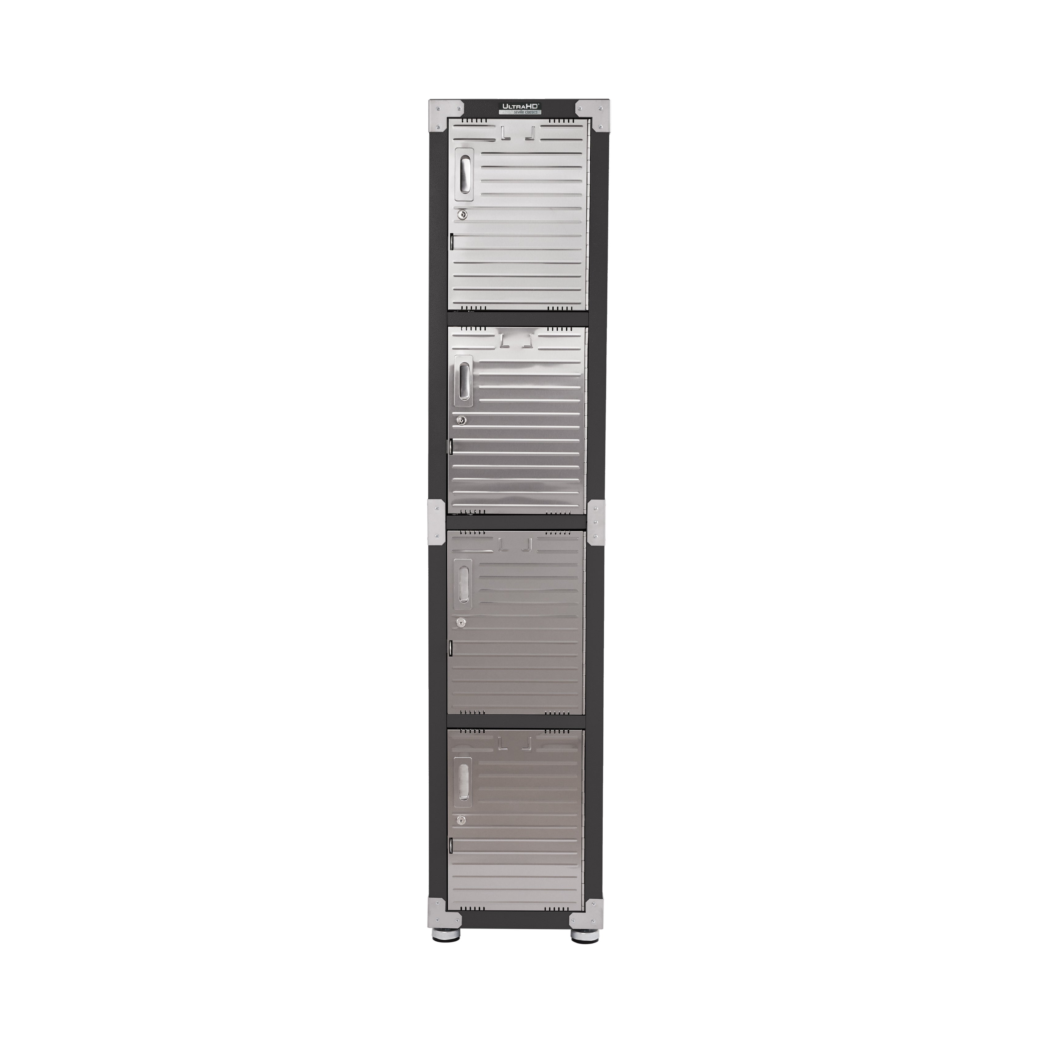 UltraHD® 4-Door Locker Cabinet, Graphite – Seville Classics