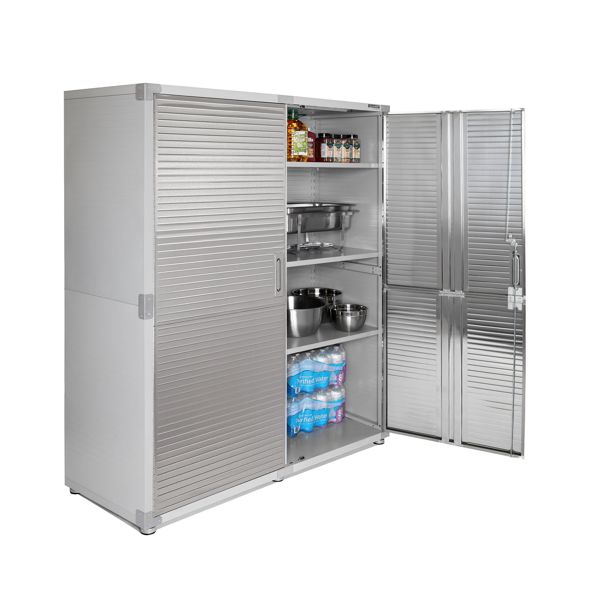 Ultra HD Mega Storage Cabinet - Stainless Steel