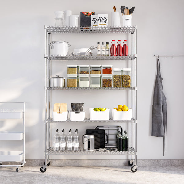 UltraDurable® 5-Tier NSF Steel Shelving