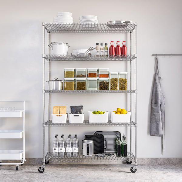 UltraDurable® 5-Tier NSF Steel Shelving