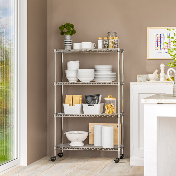 4-Tier Steel Shelving