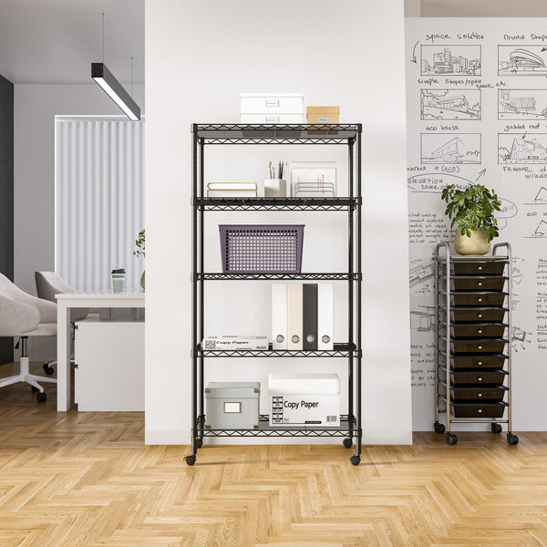 5-Tier Steel Shelving