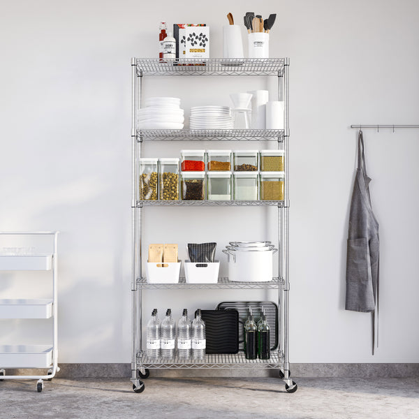 UltraDurable® 5-Tier NSF Steel Shelving