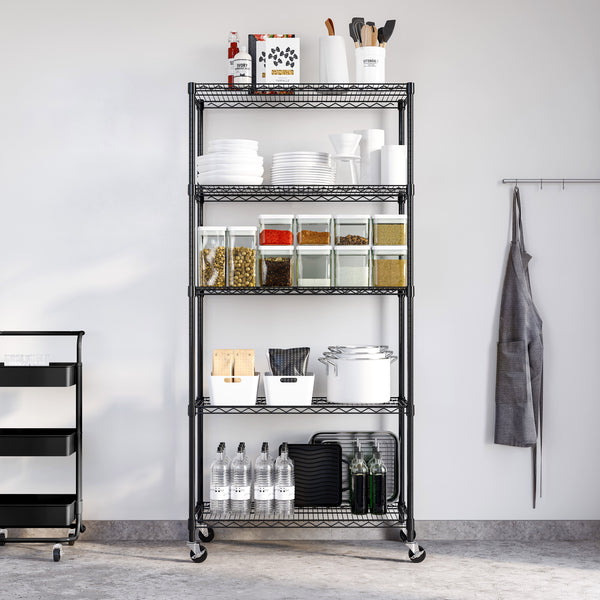 UltraDurable® 5-Tier NSF Steel Shelving