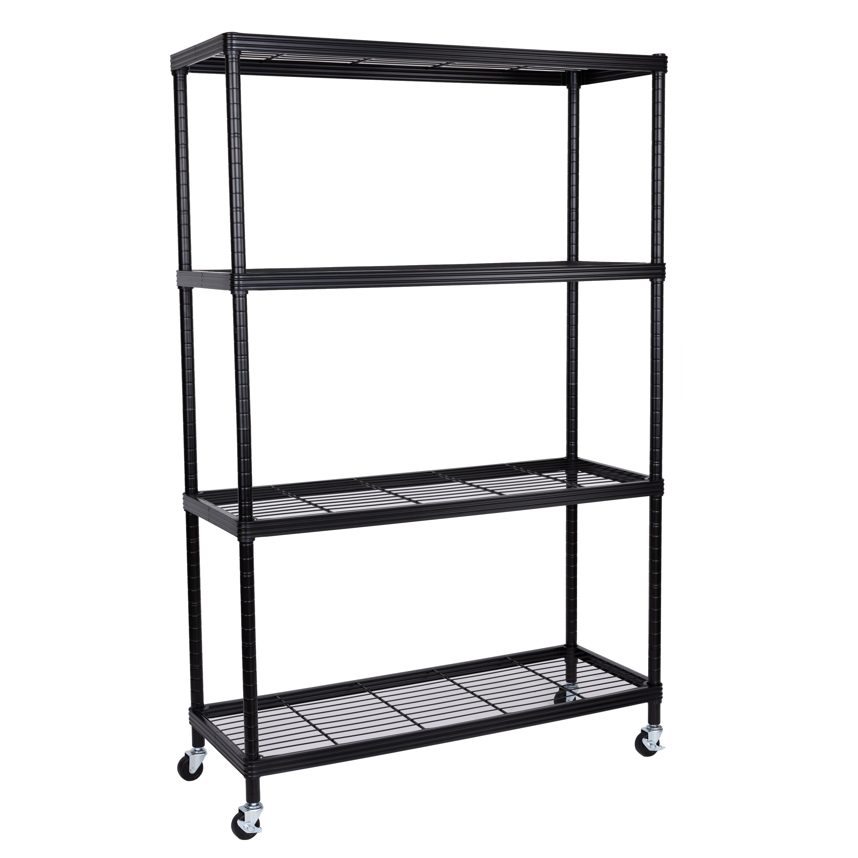 35 x 14 x 55 Kitchen Shelves, SEGMART Rustproof 4-Shelf