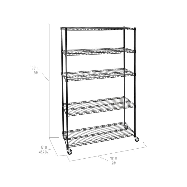 UltraDurable® 5-Tier NSF Steel Shelving