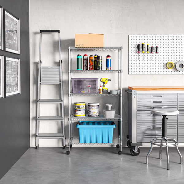 5-Tier Steel Shelving