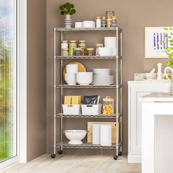 5-Tier Steel Shelving