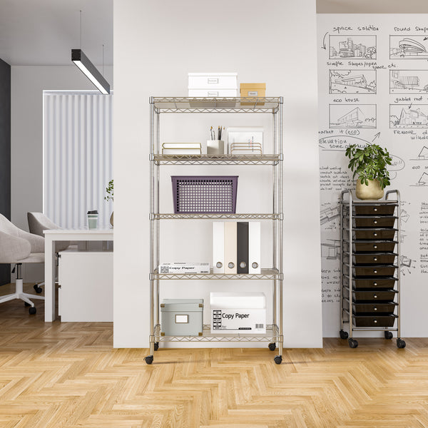 5-Tier Steel Shelving