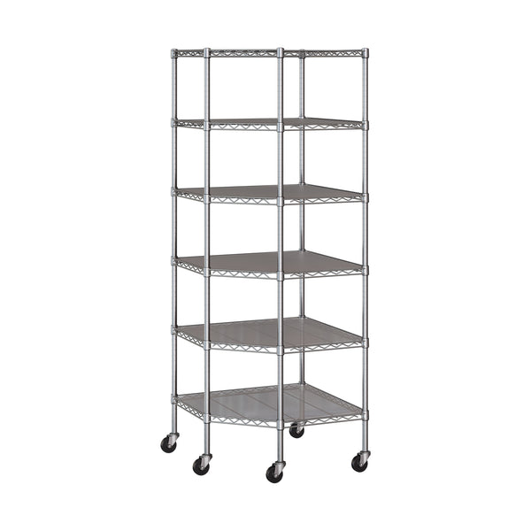 UltraDurable® 6-Tier NSF Steel Shelving with Shelf Liners