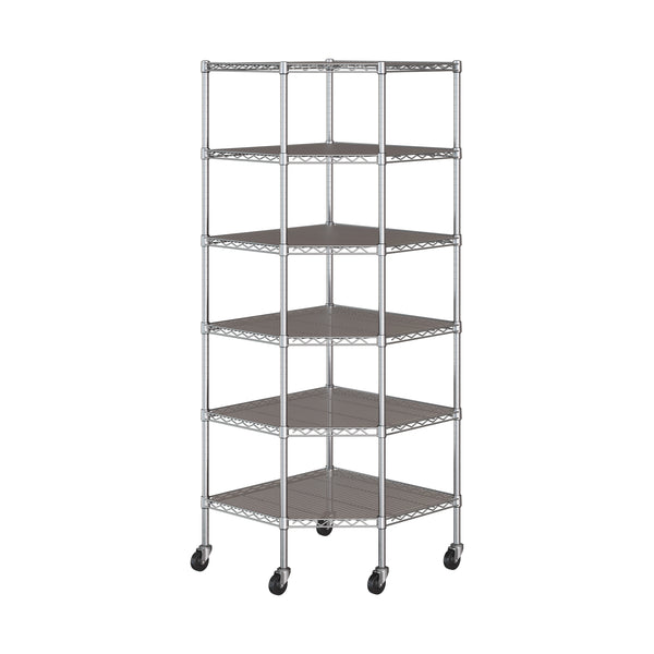 UltraDurable® 6-Tier NSF Steel Shelving with Shelf Liners