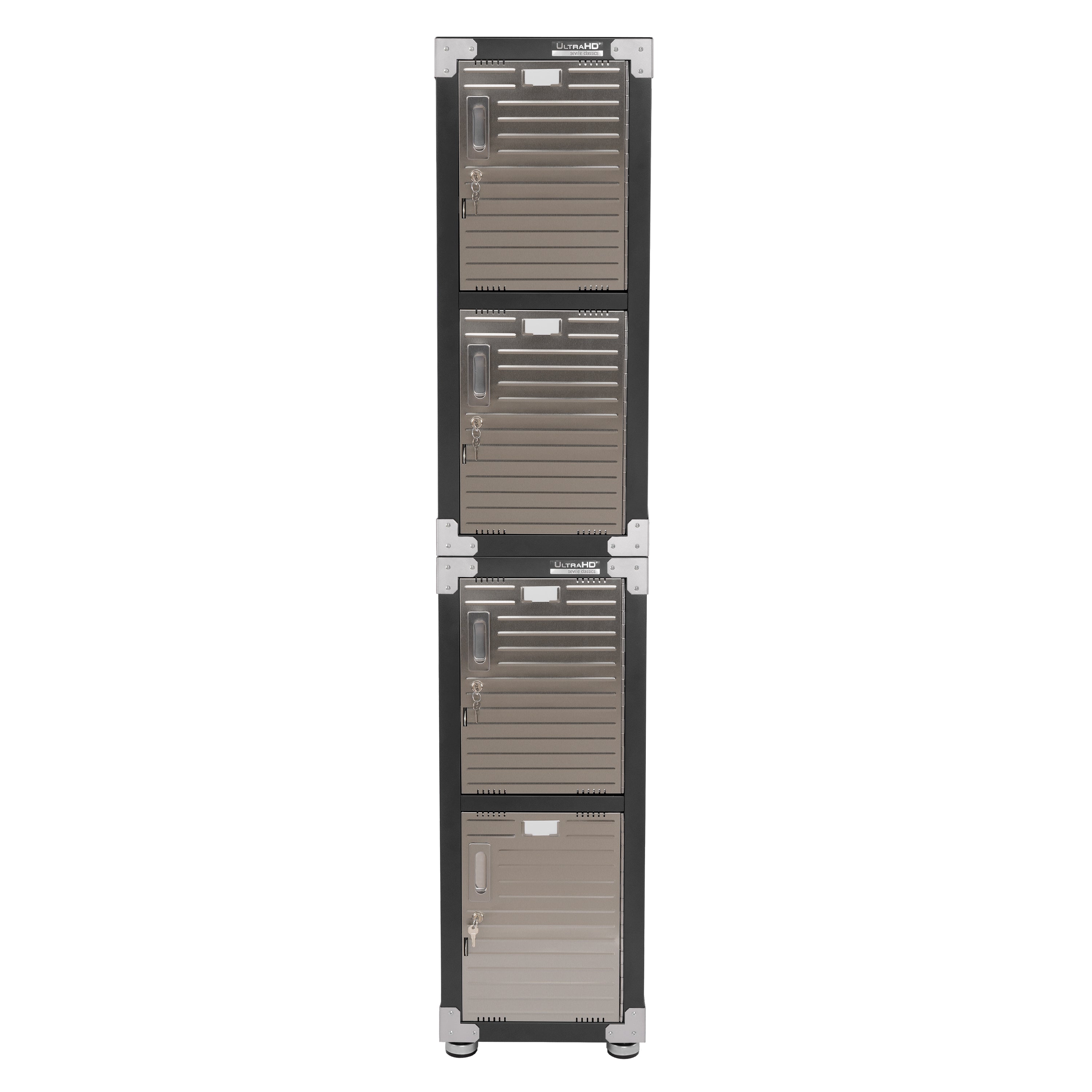 UltraHD® 4-Door Stackable Locker Cabinet – Seville Classics