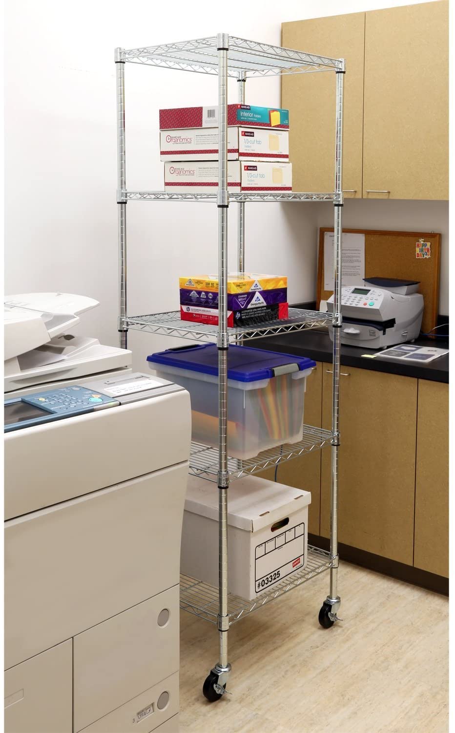 UltraDurable® 5-Tier NSF Steel Shelving – Seville Classics