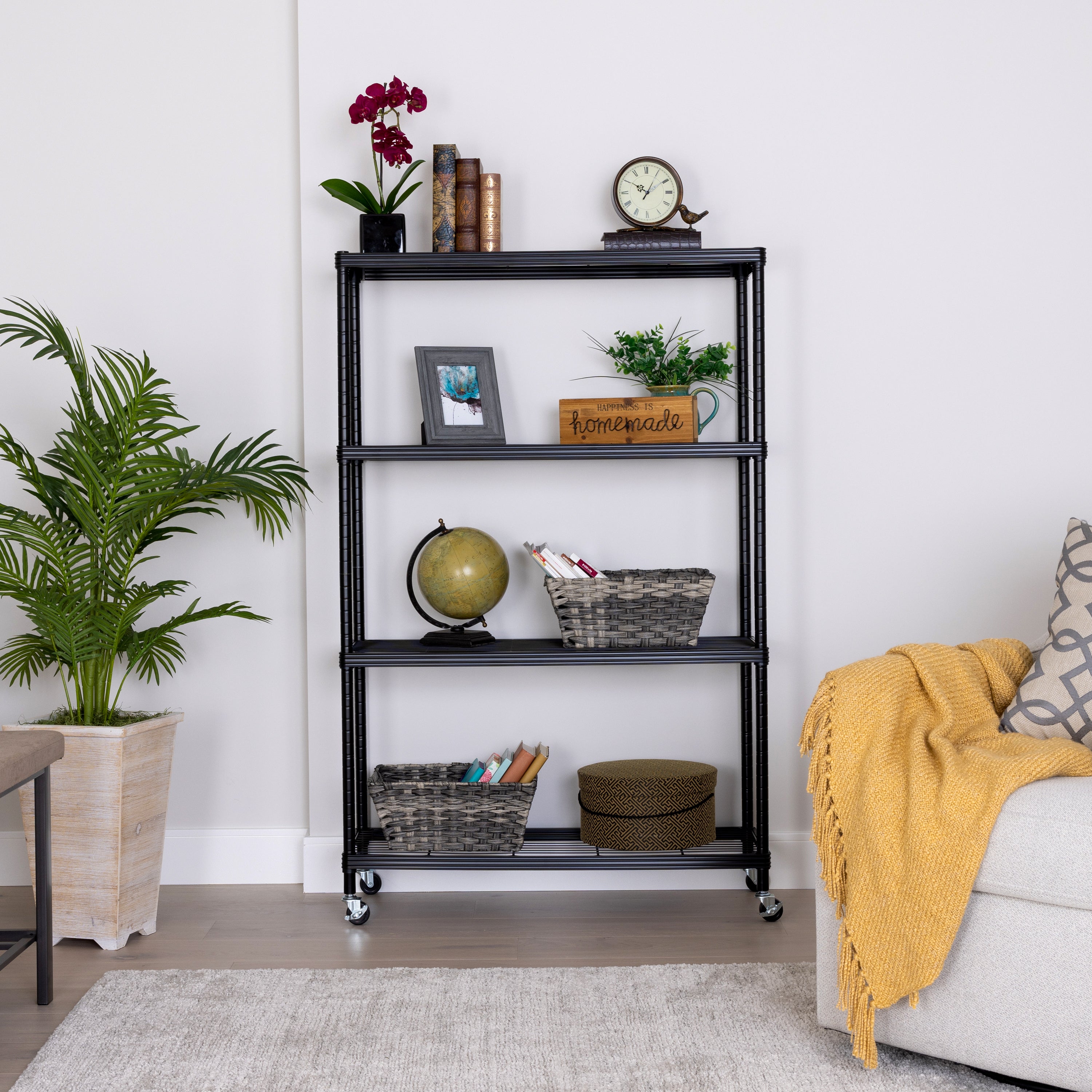 4-Tier Steel Shelving – Seville Classics