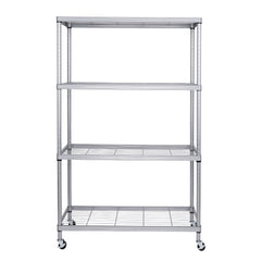 Western Steel & Tube Container Shelving Kit — 4 Level, Model 1411